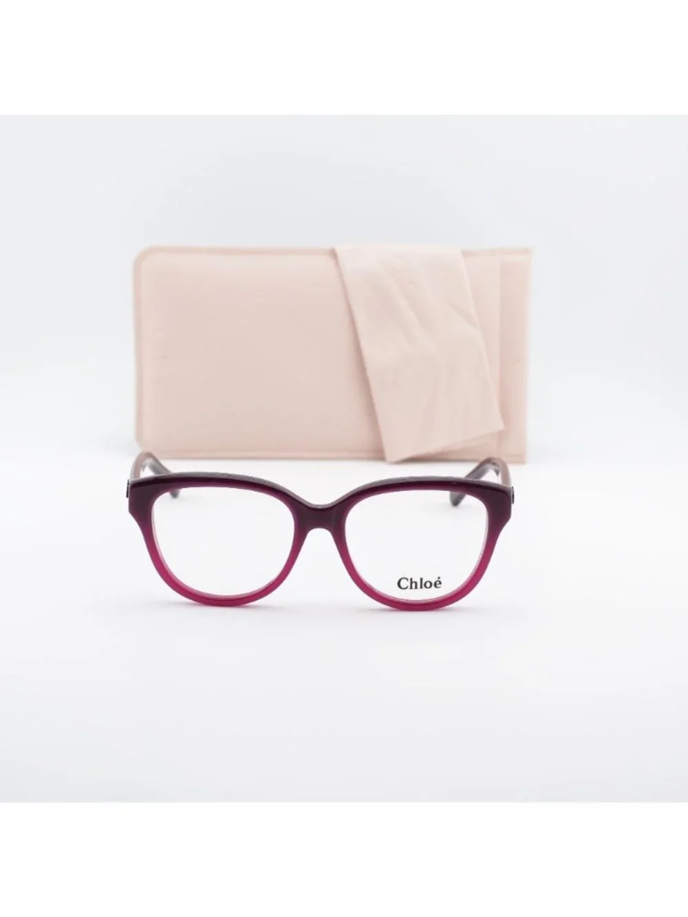 Chloe CH0243O 007 Eyeglasses Bordeaux 53mm Square Frame